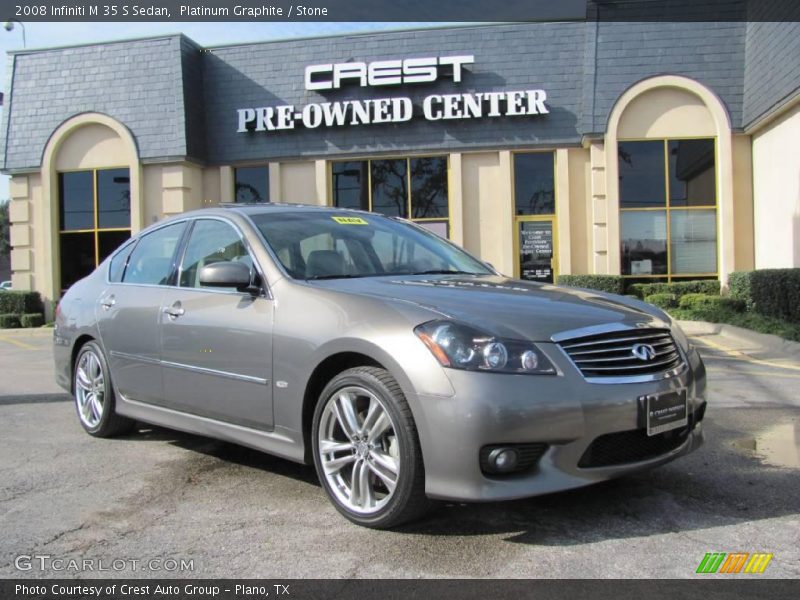 Platinum Graphite / Stone 2008 Infiniti M 35 S Sedan