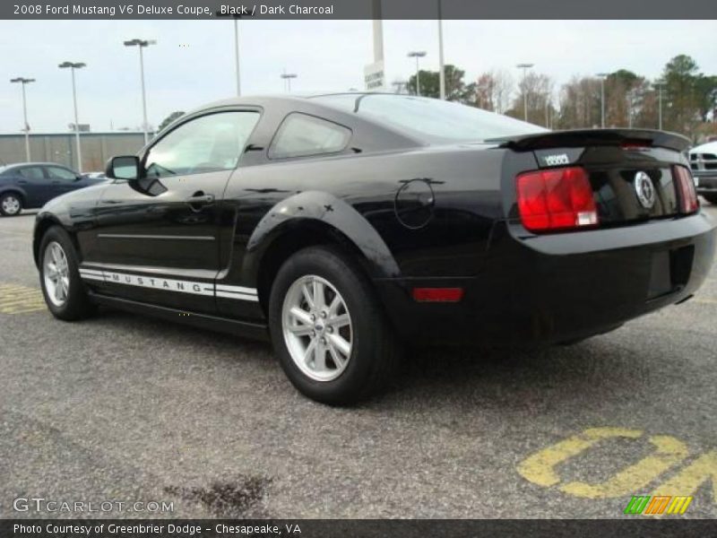 Black / Dark Charcoal 2008 Ford Mustang V6 Deluxe Coupe
