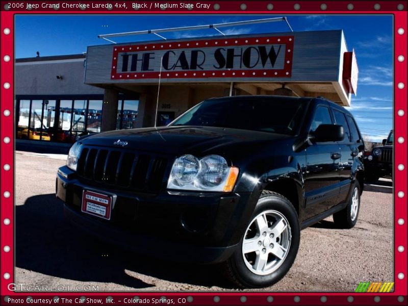 Black / Medium Slate Gray 2006 Jeep Grand Cherokee Laredo 4x4