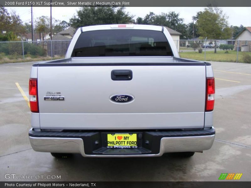 Silver Metallic / Medium/Dark Flint 2008 Ford F150 XLT SuperCrew