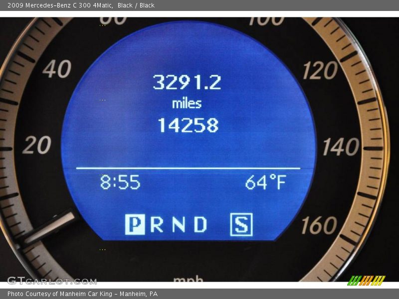 Black / Black 2009 Mercedes-Benz C 300 4Matic