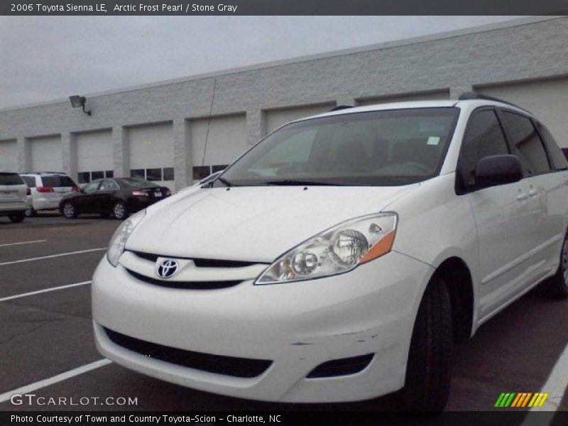 Arctic Frost Pearl / Stone Gray 2006 Toyota Sienna LE