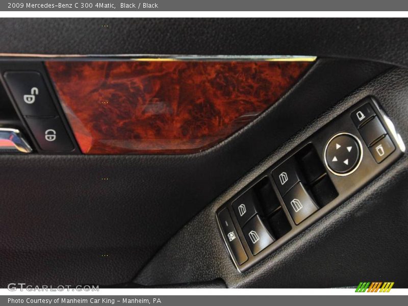 Black / Black 2009 Mercedes-Benz C 300 4Matic