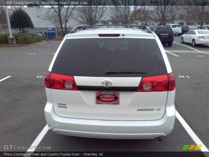 Arctic Frost Pearl / Stone Gray 2006 Toyota Sienna LE