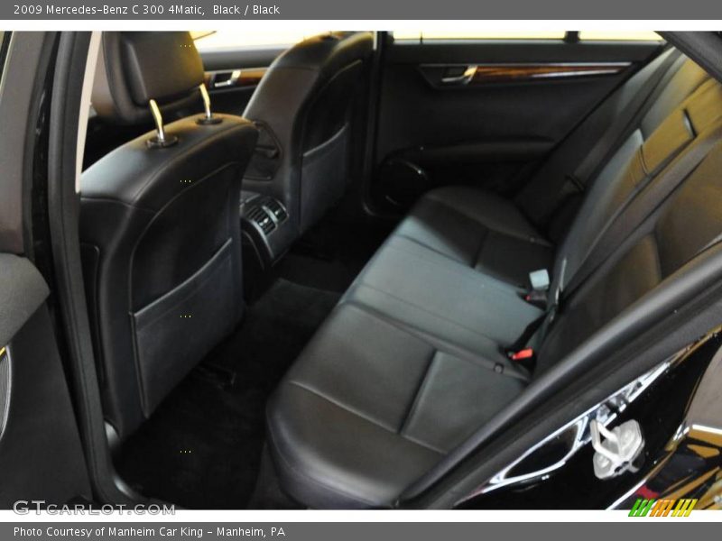 Black / Black 2009 Mercedes-Benz C 300 4Matic