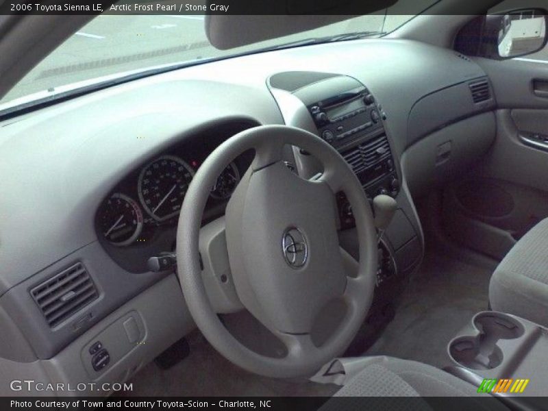 Arctic Frost Pearl / Stone Gray 2006 Toyota Sienna LE