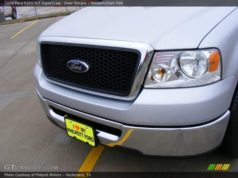 Silver Metallic / Medium/Dark Flint 2008 Ford F150 XLT SuperCrew