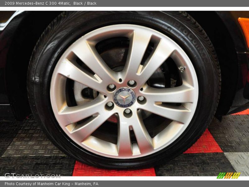 Black / Black 2009 Mercedes-Benz C 300 4Matic