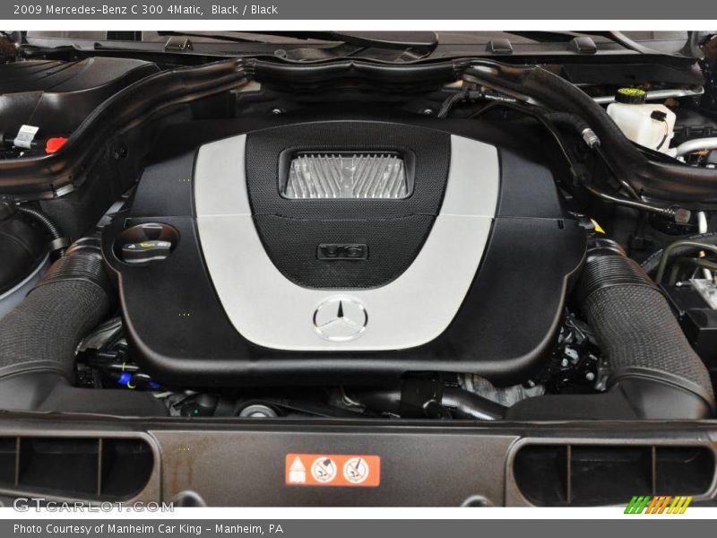 Black / Black 2009 Mercedes-Benz C 300 4Matic
