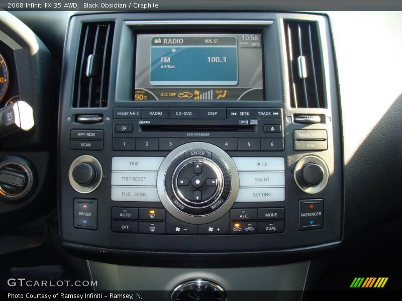 Black Obsidian / Graphite 2008 Infiniti FX 35 AWD