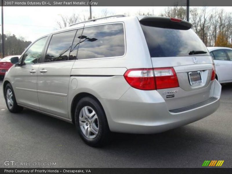 Silver Pearl Metallic / Gray 2007 Honda Odyssey EX-L