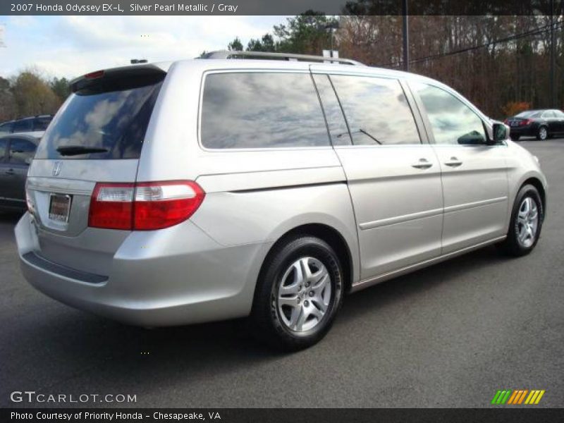 Silver Pearl Metallic / Gray 2007 Honda Odyssey EX-L