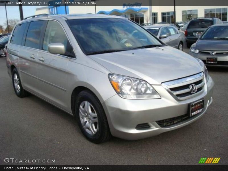 Silver Pearl Metallic / Gray 2007 Honda Odyssey EX-L