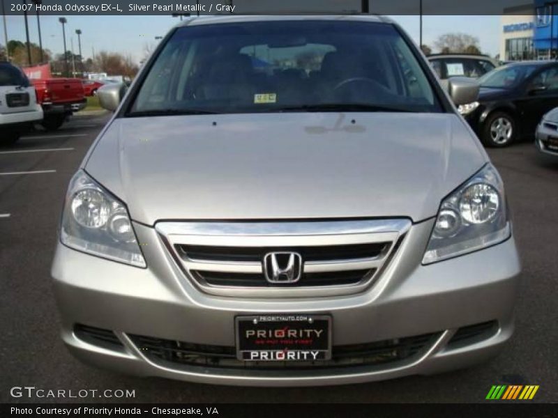 Silver Pearl Metallic / Gray 2007 Honda Odyssey EX-L