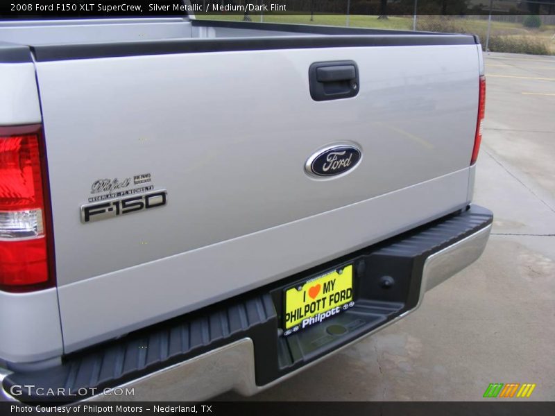 Silver Metallic / Medium/Dark Flint 2008 Ford F150 XLT SuperCrew