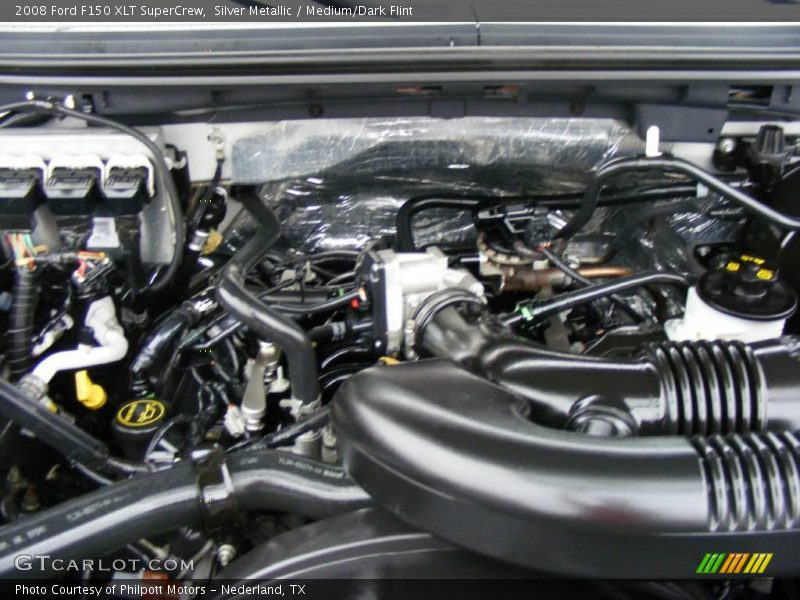 Silver Metallic / Medium/Dark Flint 2008 Ford F150 XLT SuperCrew