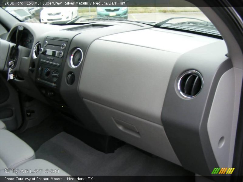 Silver Metallic / Medium/Dark Flint 2008 Ford F150 XLT SuperCrew