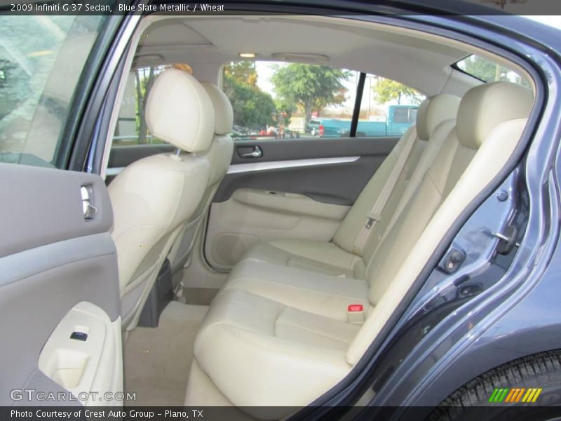 Blue Slate Metallic / Wheat 2009 Infiniti G 37 Sedan