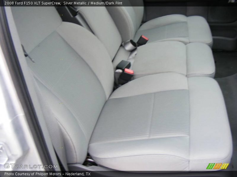 Silver Metallic / Medium/Dark Flint 2008 Ford F150 XLT SuperCrew