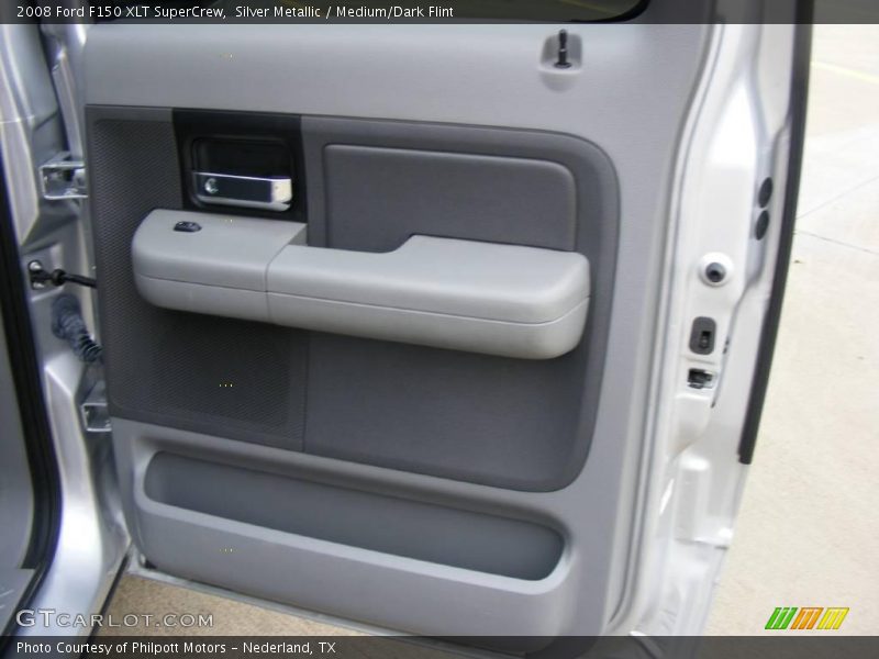 Silver Metallic / Medium/Dark Flint 2008 Ford F150 XLT SuperCrew
