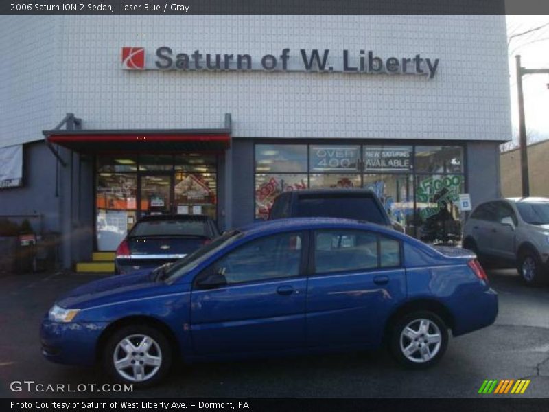 Laser Blue / Gray 2006 Saturn ION 2 Sedan