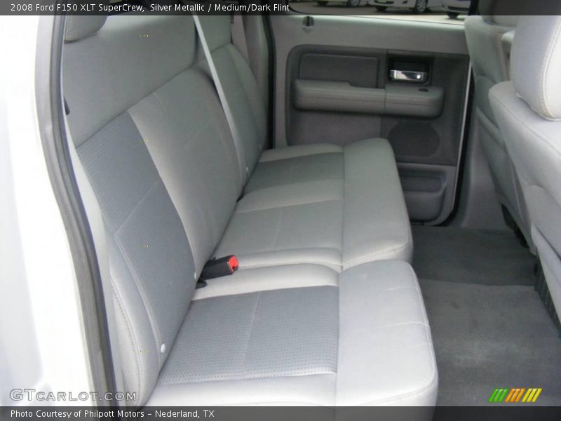Silver Metallic / Medium/Dark Flint 2008 Ford F150 XLT SuperCrew