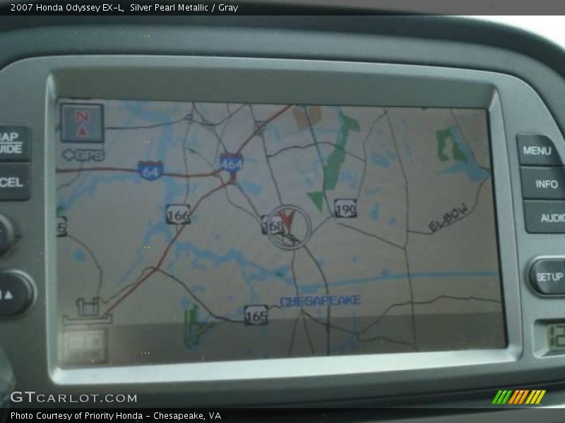 Silver Pearl Metallic / Gray 2007 Honda Odyssey EX-L