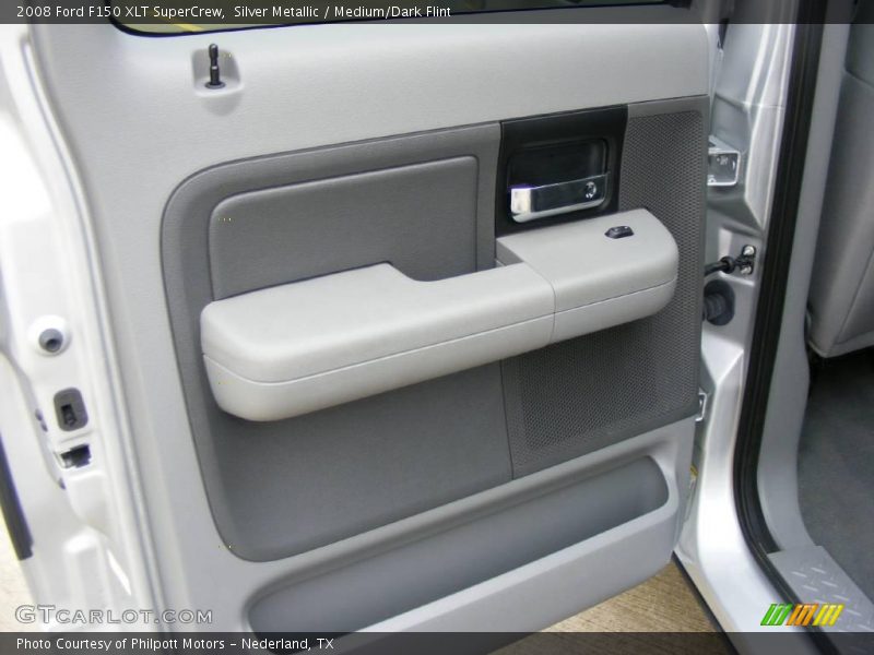 Silver Metallic / Medium/Dark Flint 2008 Ford F150 XLT SuperCrew