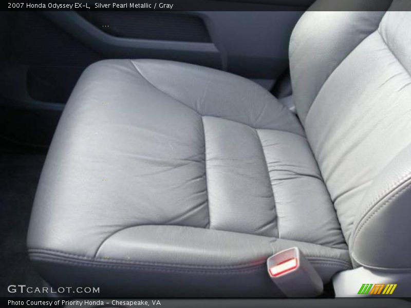 Silver Pearl Metallic / Gray 2007 Honda Odyssey EX-L