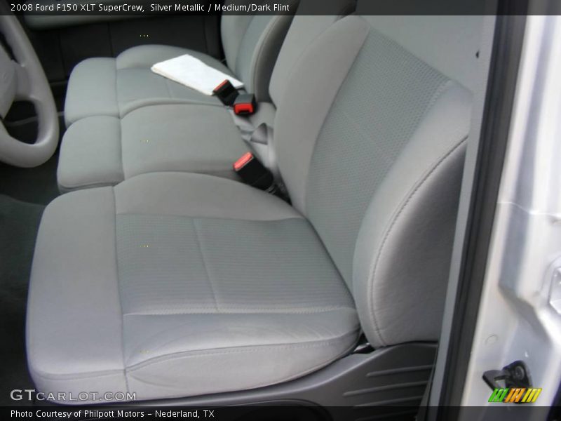 Silver Metallic / Medium/Dark Flint 2008 Ford F150 XLT SuperCrew