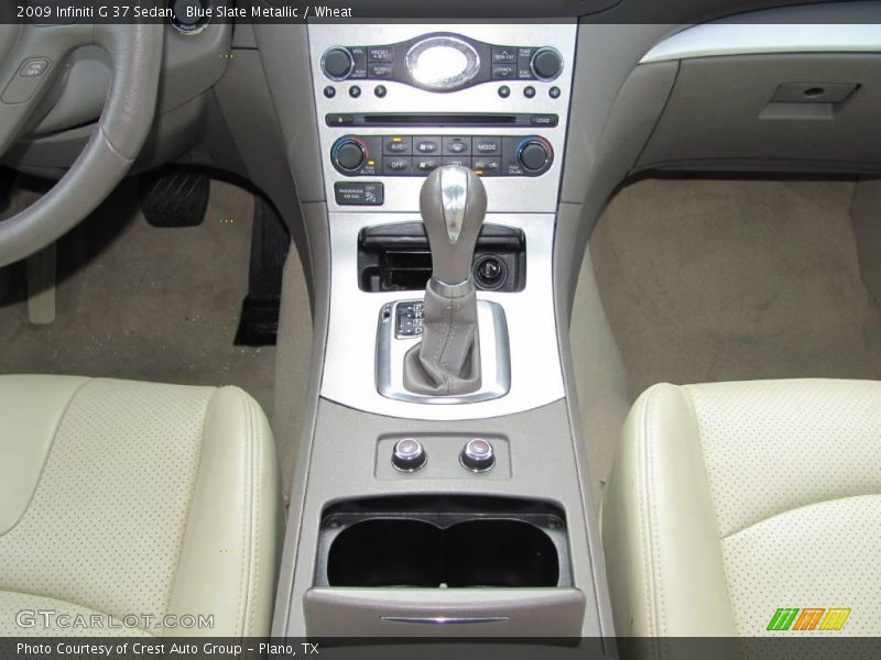 Blue Slate Metallic / Wheat 2009 Infiniti G 37 Sedan