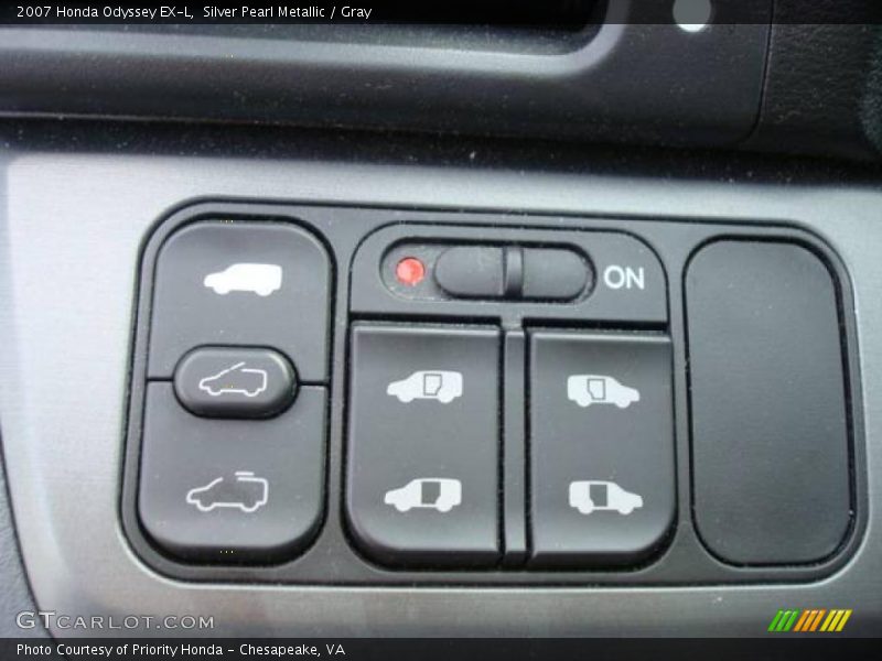 Silver Pearl Metallic / Gray 2007 Honda Odyssey EX-L