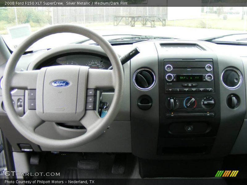 Silver Metallic / Medium/Dark Flint 2008 Ford F150 XLT SuperCrew