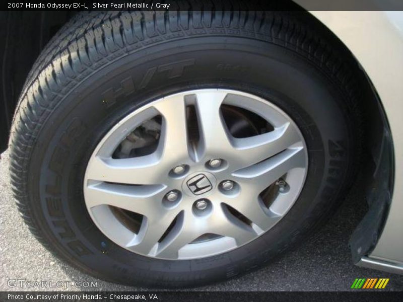 Silver Pearl Metallic / Gray 2007 Honda Odyssey EX-L