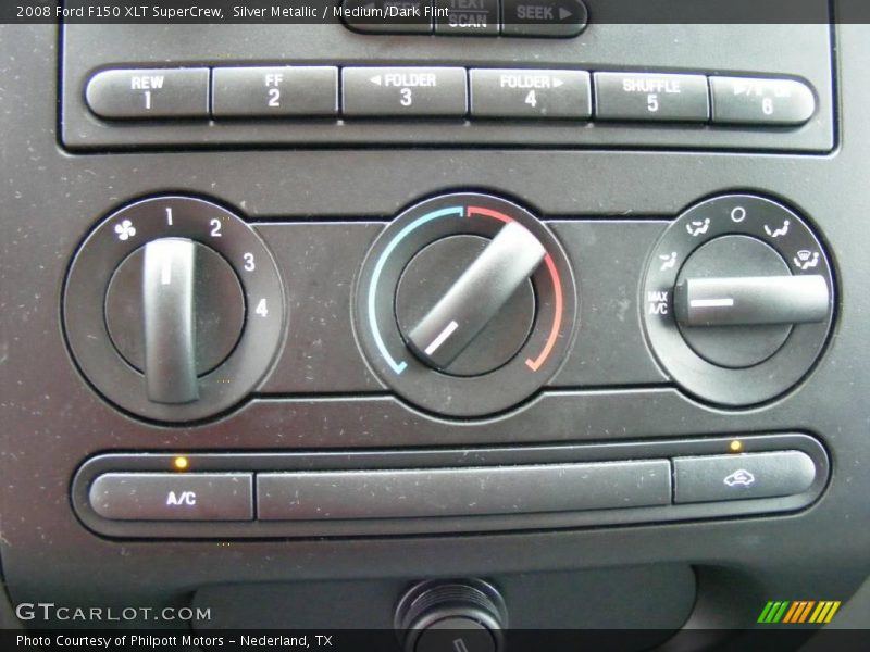 Silver Metallic / Medium/Dark Flint 2008 Ford F150 XLT SuperCrew
