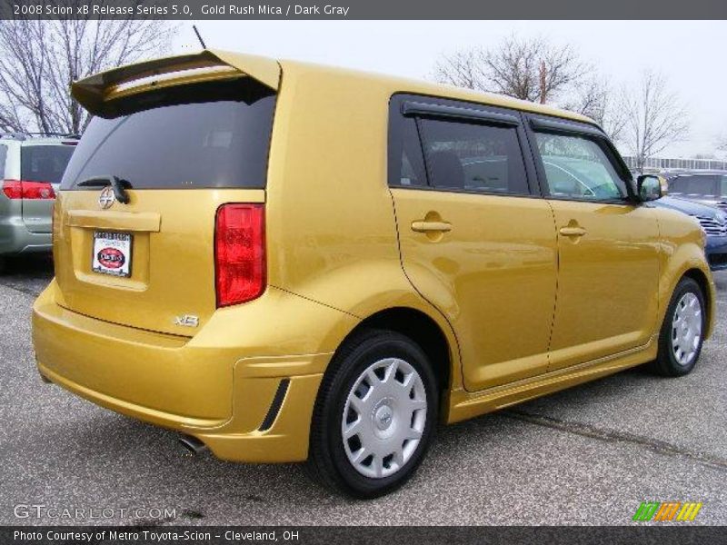 Gold Rush Mica / Dark Gray 2008 Scion xB Release Series 5.0