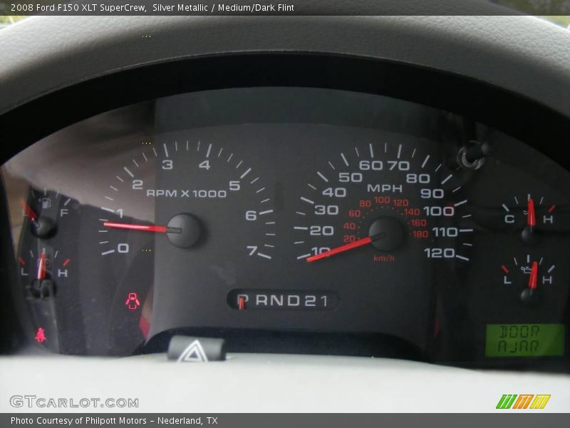 Silver Metallic / Medium/Dark Flint 2008 Ford F150 XLT SuperCrew