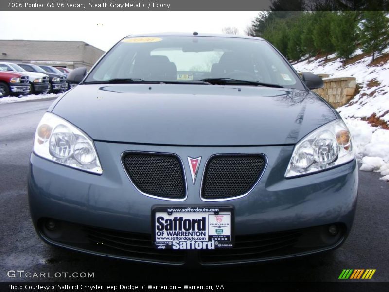Stealth Gray Metallic / Ebony 2006 Pontiac G6 V6 Sedan