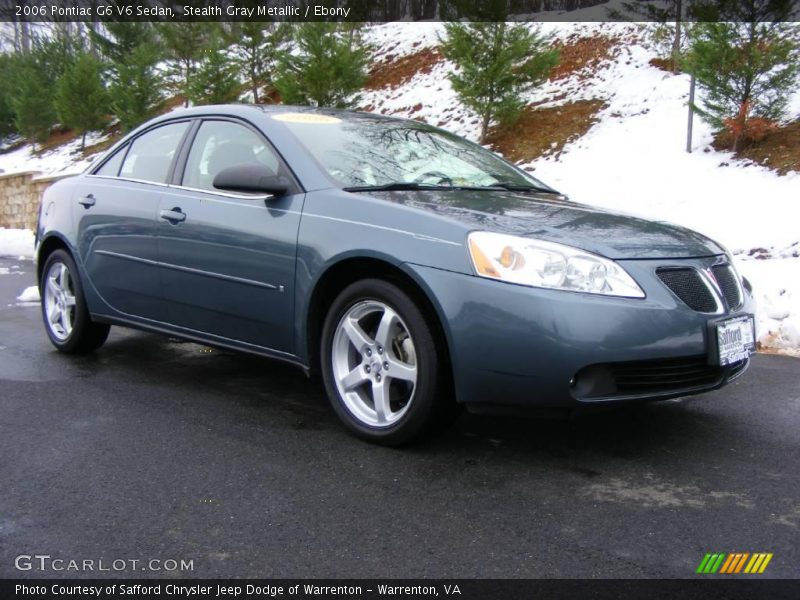 Stealth Gray Metallic / Ebony 2006 Pontiac G6 V6 Sedan