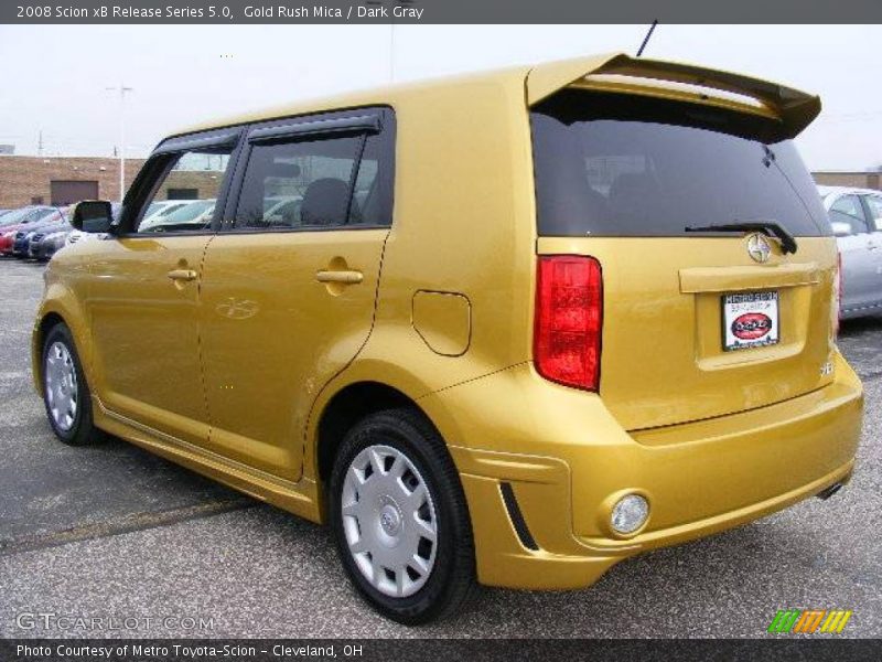 Gold Rush Mica / Dark Gray 2008 Scion xB Release Series 5.0