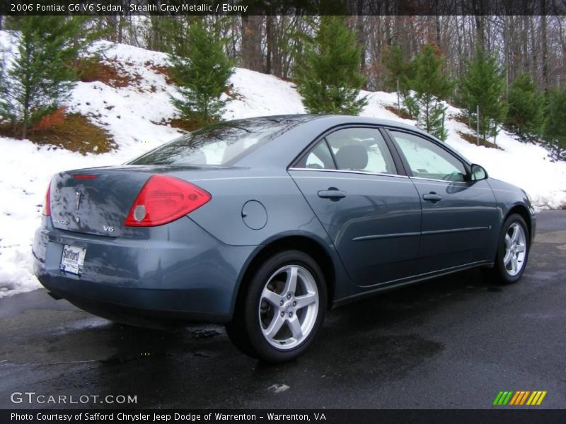 Stealth Gray Metallic / Ebony 2006 Pontiac G6 V6 Sedan