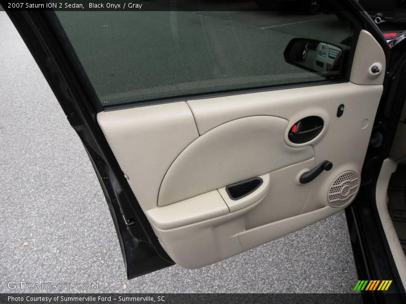 Black Onyx / Gray 2007 Saturn ION 2 Sedan