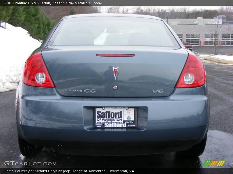 Stealth Gray Metallic / Ebony 2006 Pontiac G6 V6 Sedan