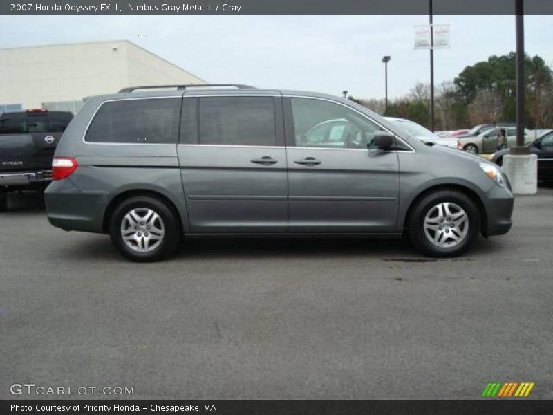 Nimbus Gray Metallic / Gray 2007 Honda Odyssey EX-L