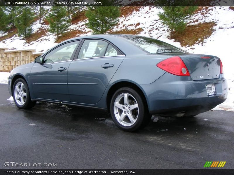 Stealth Gray Metallic / Ebony 2006 Pontiac G6 V6 Sedan