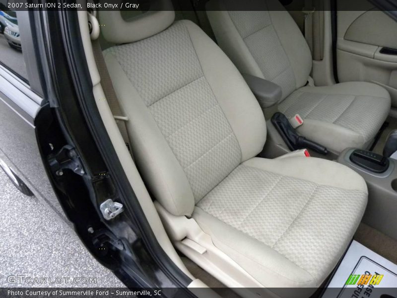 Black Onyx / Gray 2007 Saturn ION 2 Sedan