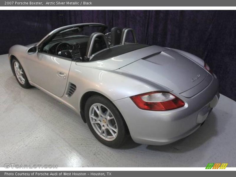 Arctic Silver Metallic / Black 2007 Porsche Boxster