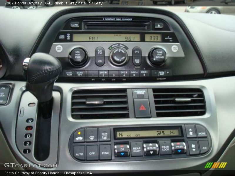 Nimbus Gray Metallic / Gray 2007 Honda Odyssey EX-L