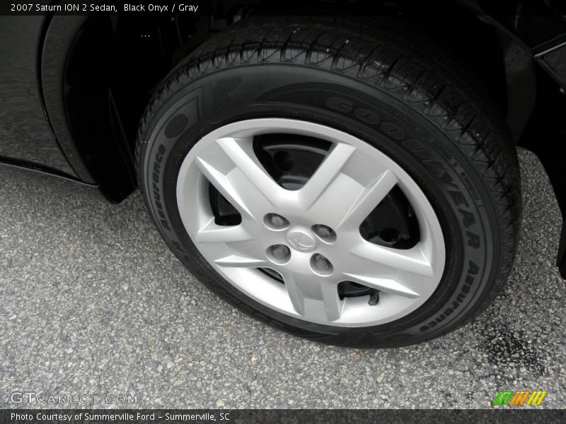 Black Onyx / Gray 2007 Saturn ION 2 Sedan