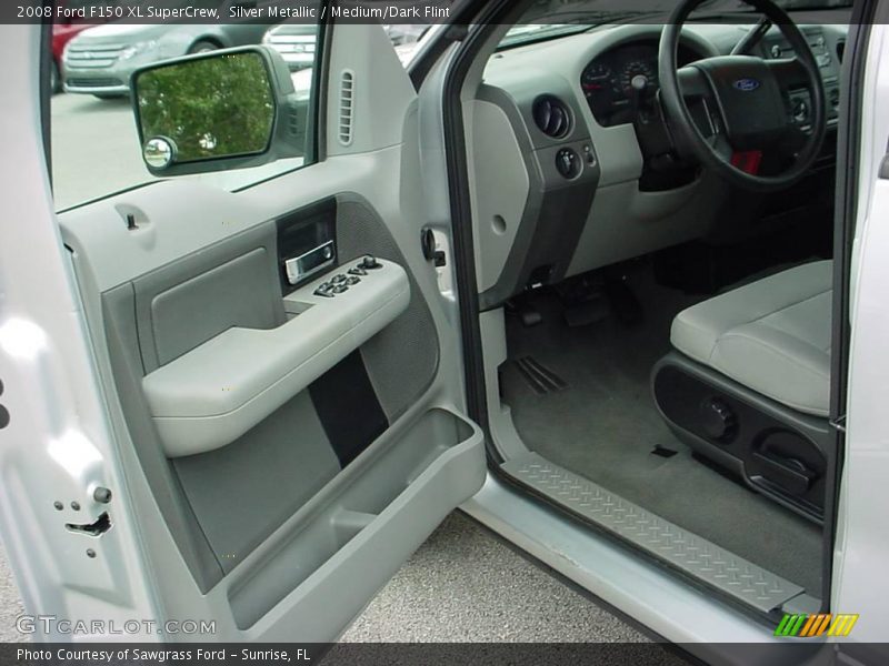 Silver Metallic / Medium/Dark Flint 2008 Ford F150 XL SuperCrew